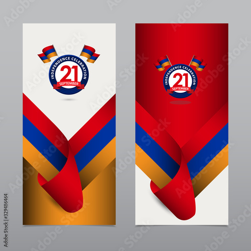 Happy Armenia Independence Day Celebration Vector Template Design Illustration