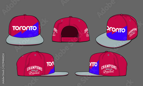baseball cap vector template sports apparel basketball