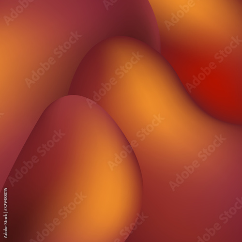 Colorful gradient freeform shapes background