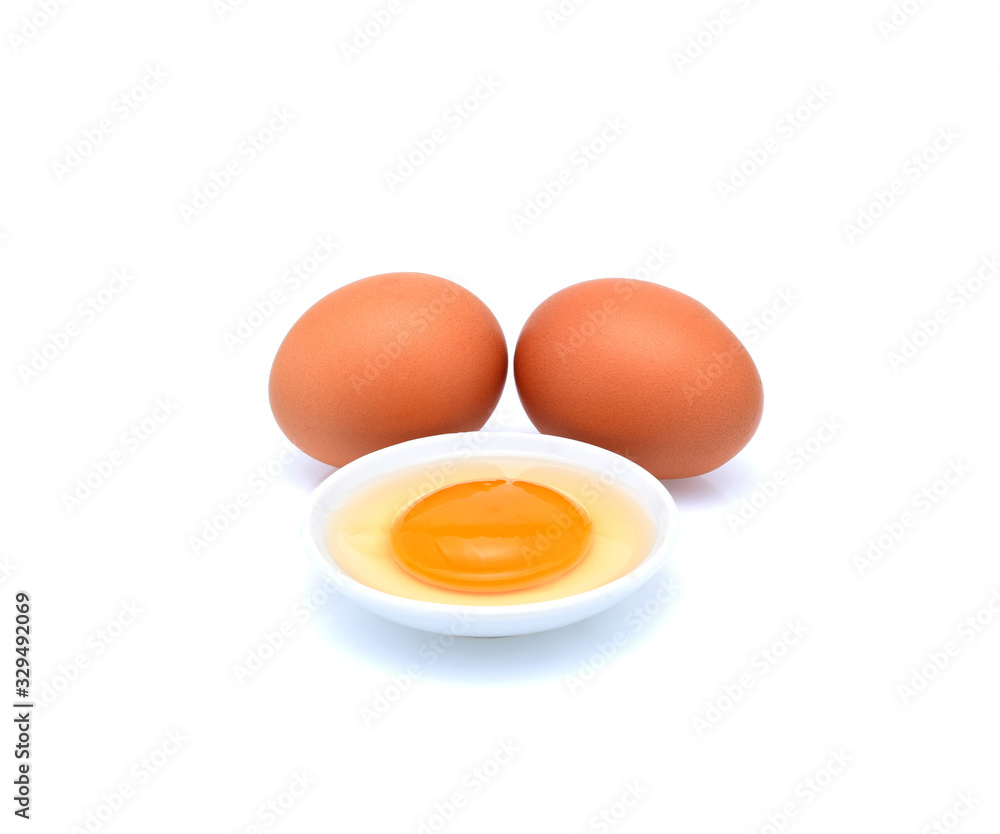 eggs isolated on white background eggs isolated on white background
