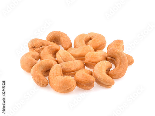 Cashew nut isolated on white background