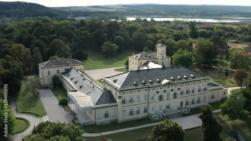 Karolyi Castle, Fehervarcsurgo, Hungary stock footage. photo