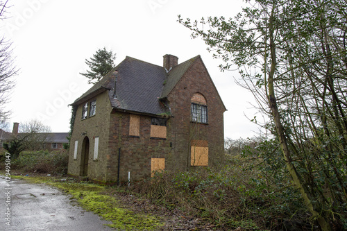 derelict house