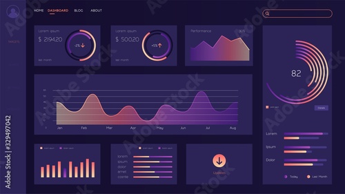 Bundle infographic elements data visualization vector design template. Can be used for steps, business processes, workflow, diagram, flowchart concept, marketing icons, info graphics.