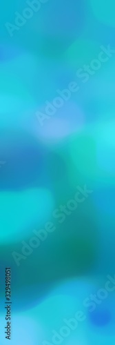 blurred vertical format background graphic with light sea green, dark turquoise and dark cyan colors and space for text