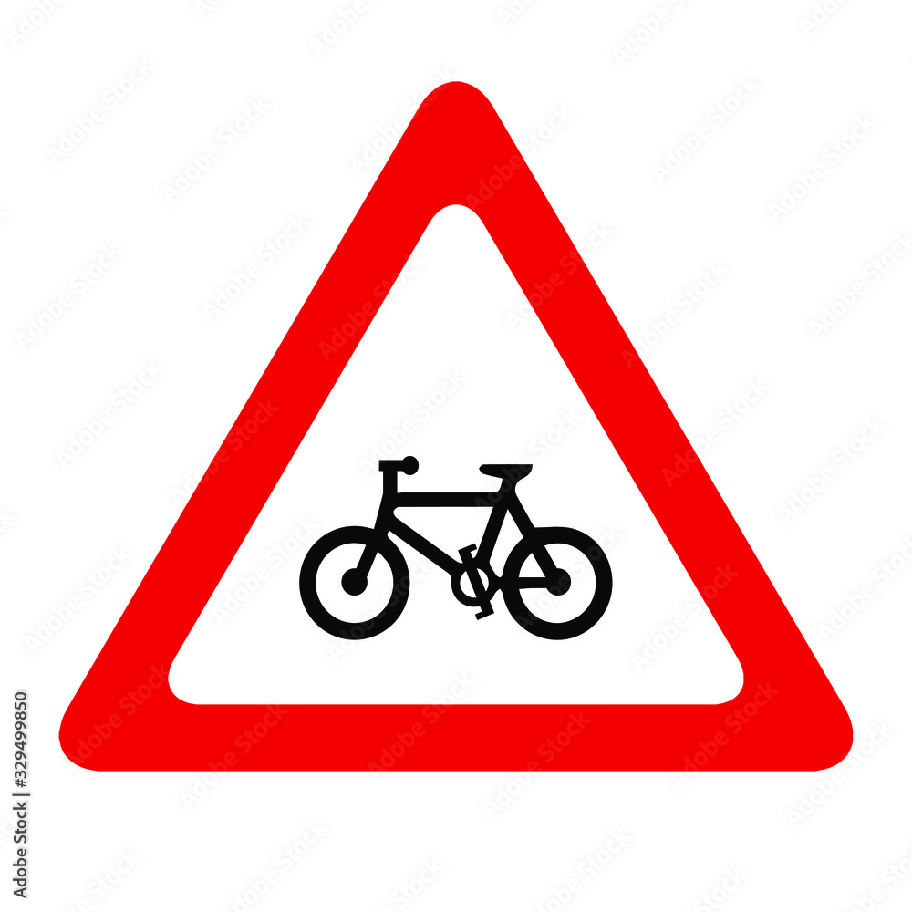 bicycle road only sign on white backround bicycle road only sign on white backround