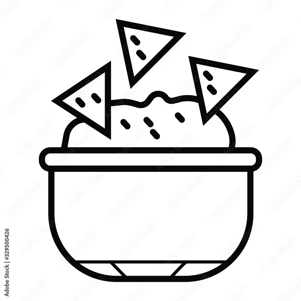 Nachos vector icon illustration photo Nachos vector icon illustration photo