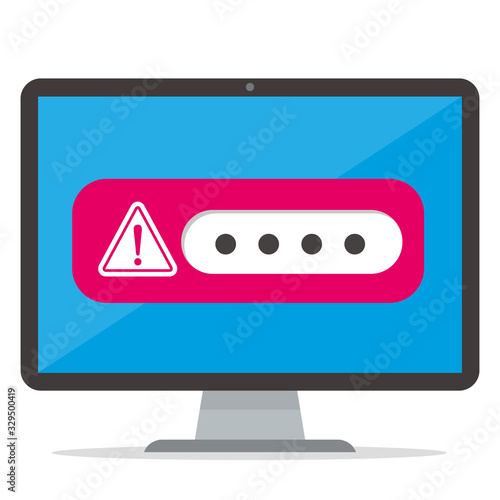 secure flat icon illustration vector 
