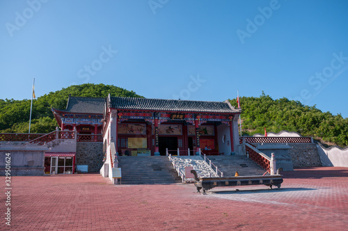 China, Heihe, July 2019: Taoist temple outside the city in Heihe in the summer © Beliakina Ekaterina
