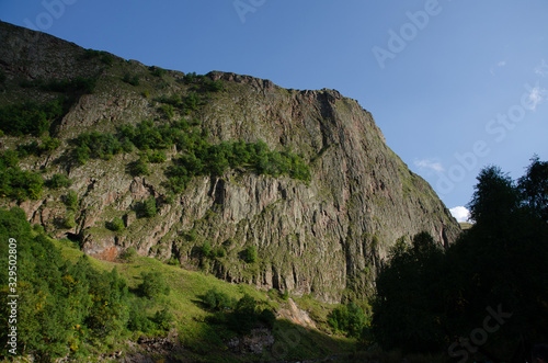 Climbers climb mountains of the Caucasus