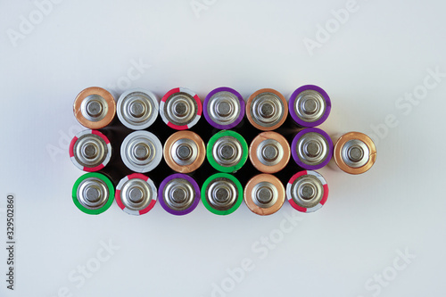 Batteries folded as one large battery