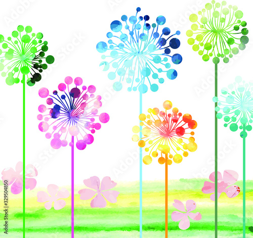 Aquarel flowers