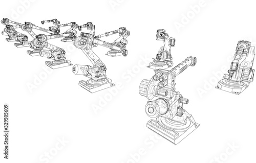 A industral robots manipulators