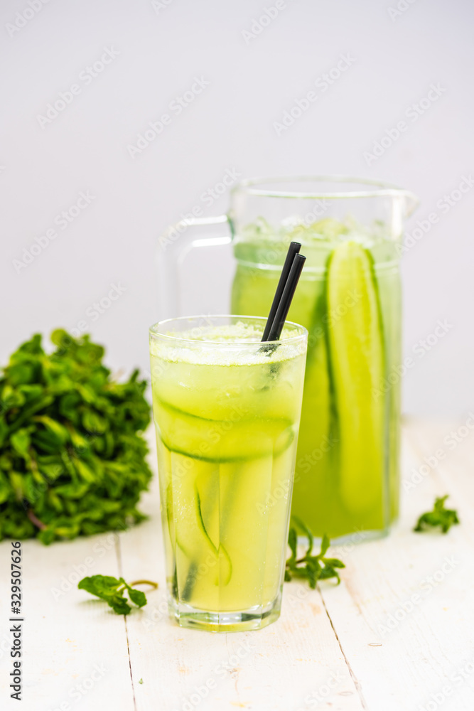 cucumber lemonade. refreshing drink. detox water cucumber lemonade. refreshing drink. detox water