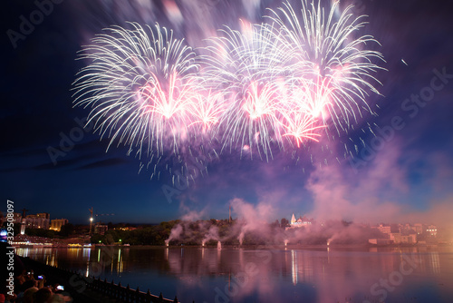 Fireworks bursting