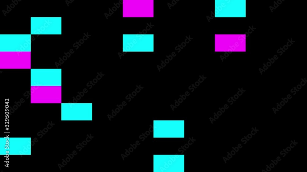 Abstract Pixel Block Moving Background Abstract Pixel Block Moving Background
