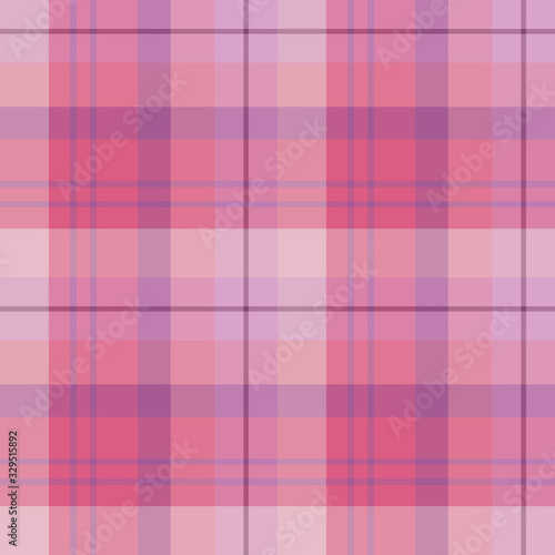 Seamless pattern in great pink and violet colors for plaid, fabric, textile, clothes, tablecloth and other things. Vector image.