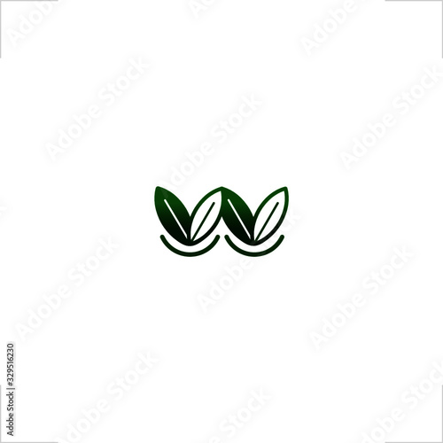 leaf logo W letter design Free Download leaf logo W letter design - GFXLoad