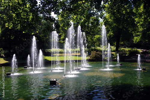 Fulda  Wasserspiele im Schlosspark  Schlossgarten