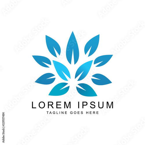 leaf logo template