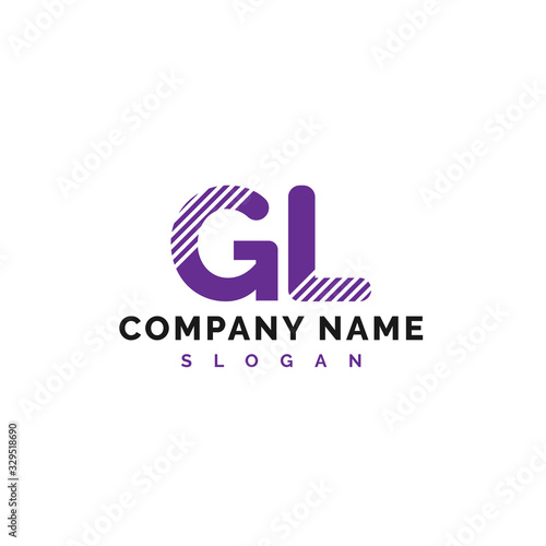 GL Letter Logo Design. GL letter logo Vector Illustration - Vector