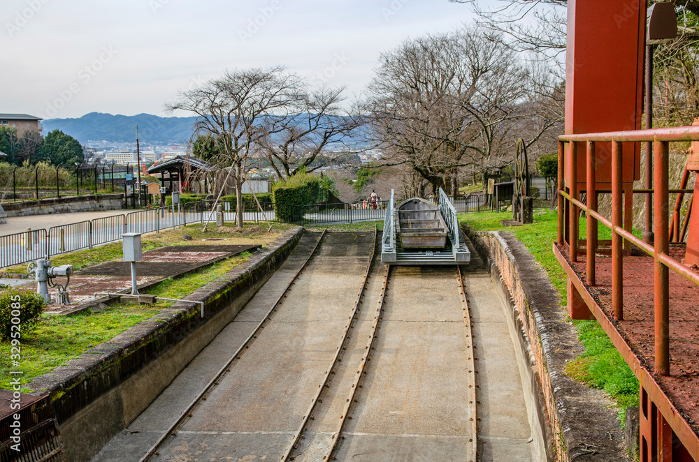 Obraz premium 京都の蹴上インクライン