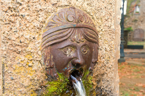 Casinca village water fountain photo