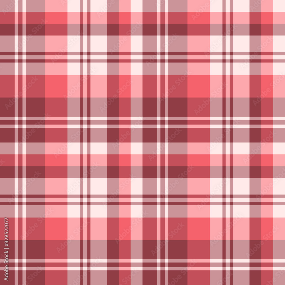 Seamless pattern in great light and dark red and light pink colors for plaid, fabric, textile, clothes, tablecloth and other things. Vector image. Seamless pattern in great light and dark red and light pink colors for plaid, fabric, textile, clothes, tablecloth and other things. Vector image.