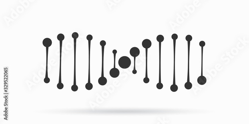 DNA vector illustration. Genetic engineering concept