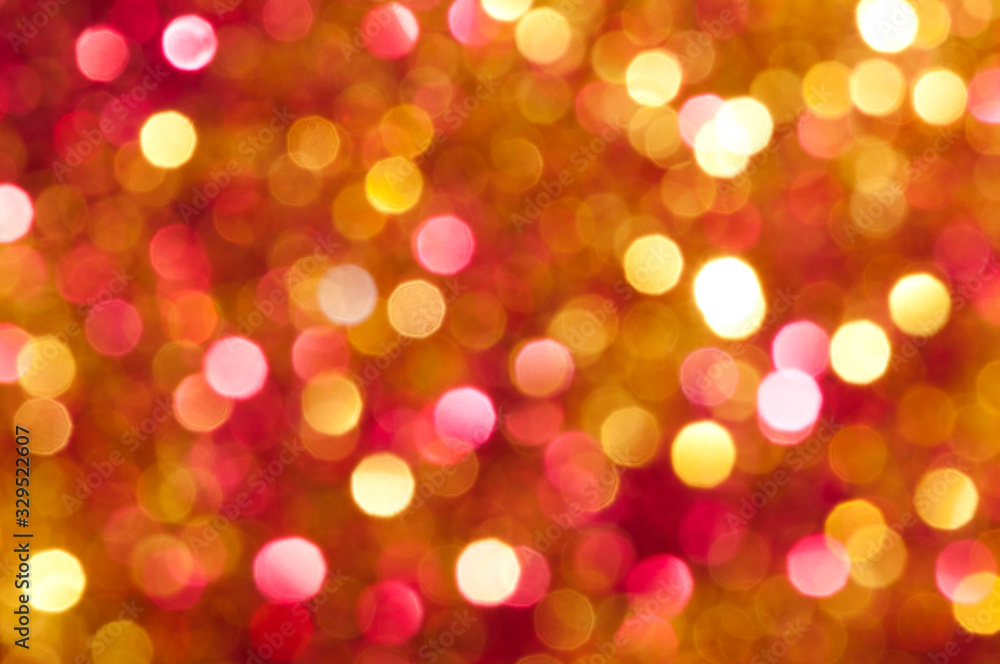 Obraz premium Holiday shiny yellow and red colors