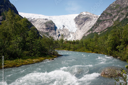 Fototapeta Naklejka Na Ścianę i Meble -  Borgefjell Glacier Norway