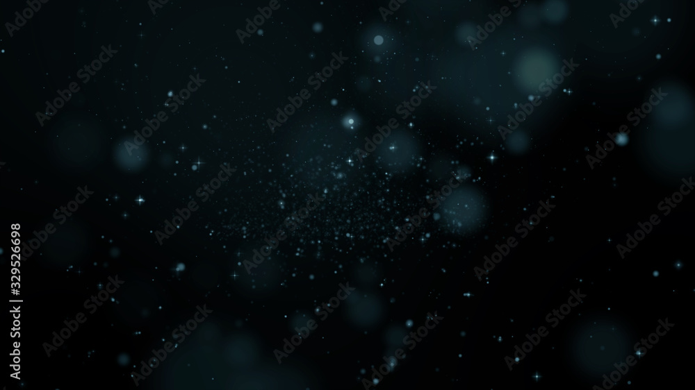 Obraz premium dust particles and bokeh background