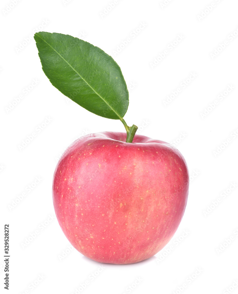 Red apples isolated on white background Red apples isolated on white background