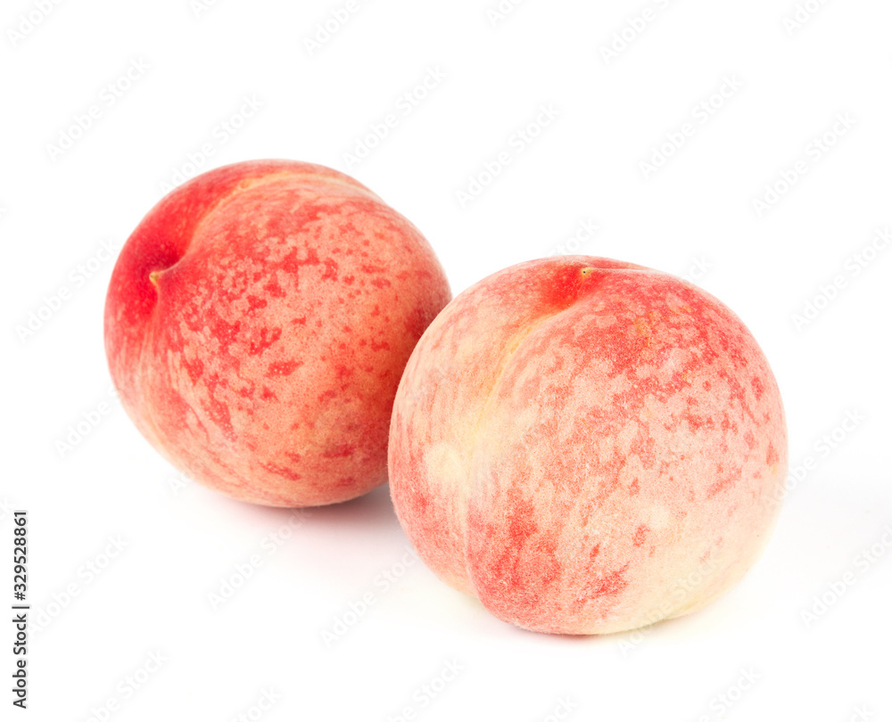 Fresh peach isolated on white background. Fresh peach isolated on white background.