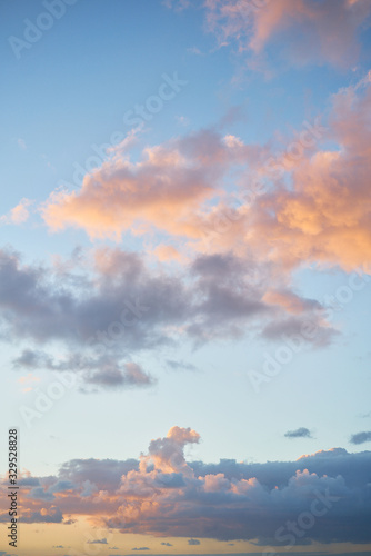 pink clouds