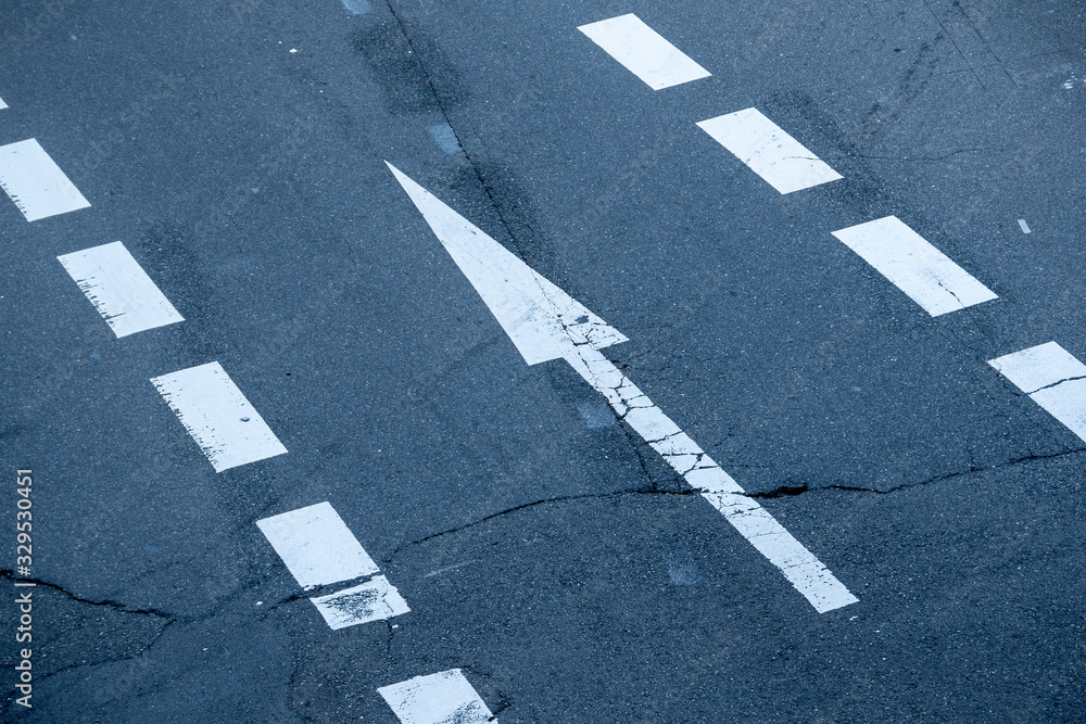 Fototapeta premium abstract background address road with arrow and symbols