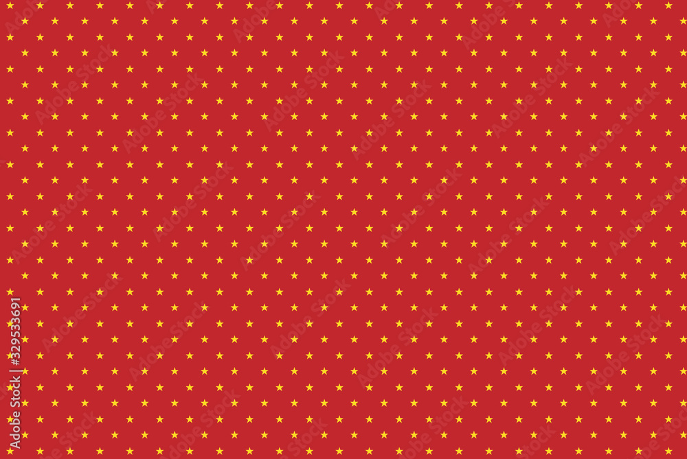 Star dot pattern (red)