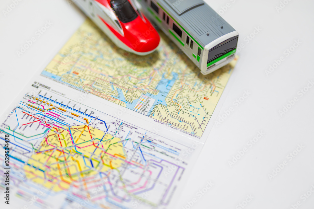 Fototapeta premium 路線図