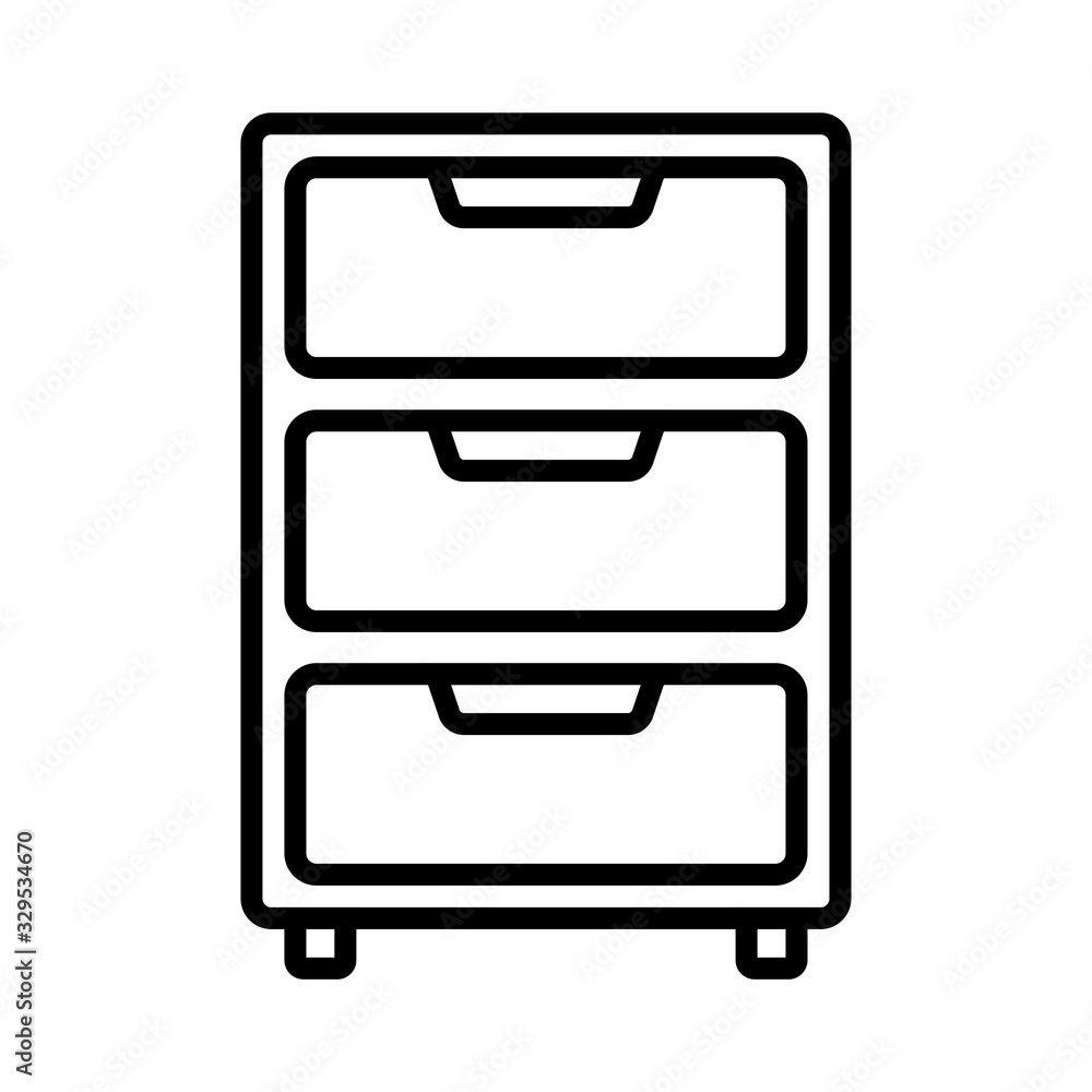 cabinet - furniture icon vector design template cabinet - furniture icon vector design template