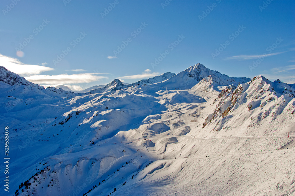 Les Arcs Arc 2000 Paradiski Ski Area Savoie French Alps France