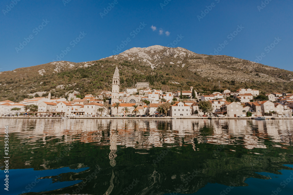 9 Nov 2018 Perast town in the Bay of Kotor, Montenegro- Image