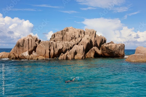 Snorkelling à l'îlot Saint Pierre, Seychelles