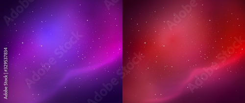 Fototapeta Outer space vector backgrounds