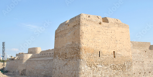 Bahrain National Fort view at Sunny day