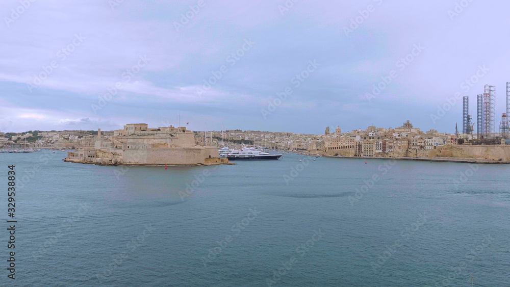 View over Grand Harbour in Valletta - travel photography