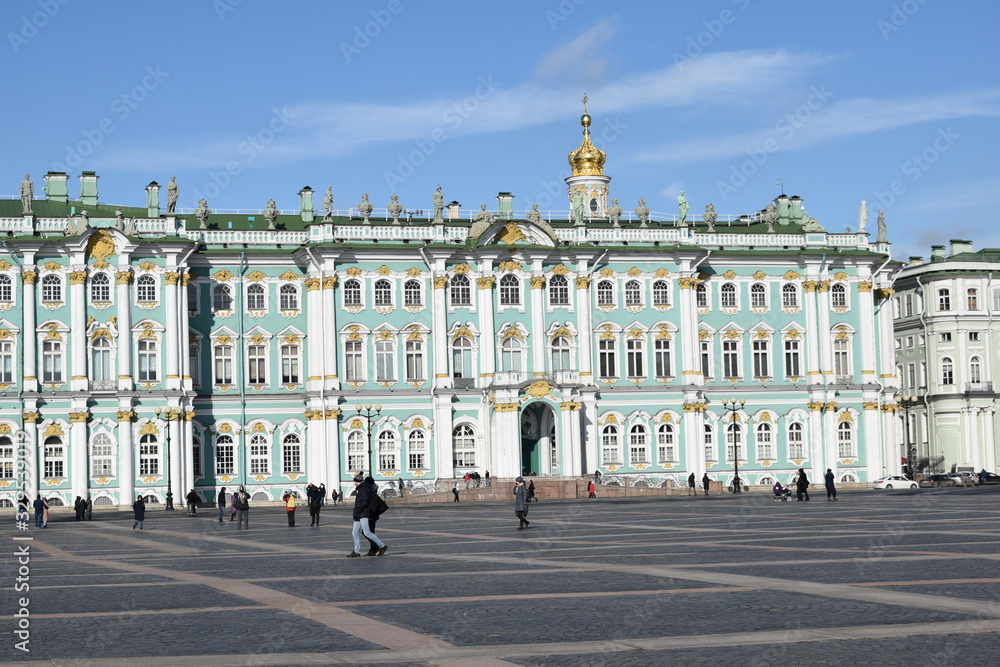 Fototapeta premium facade of old building