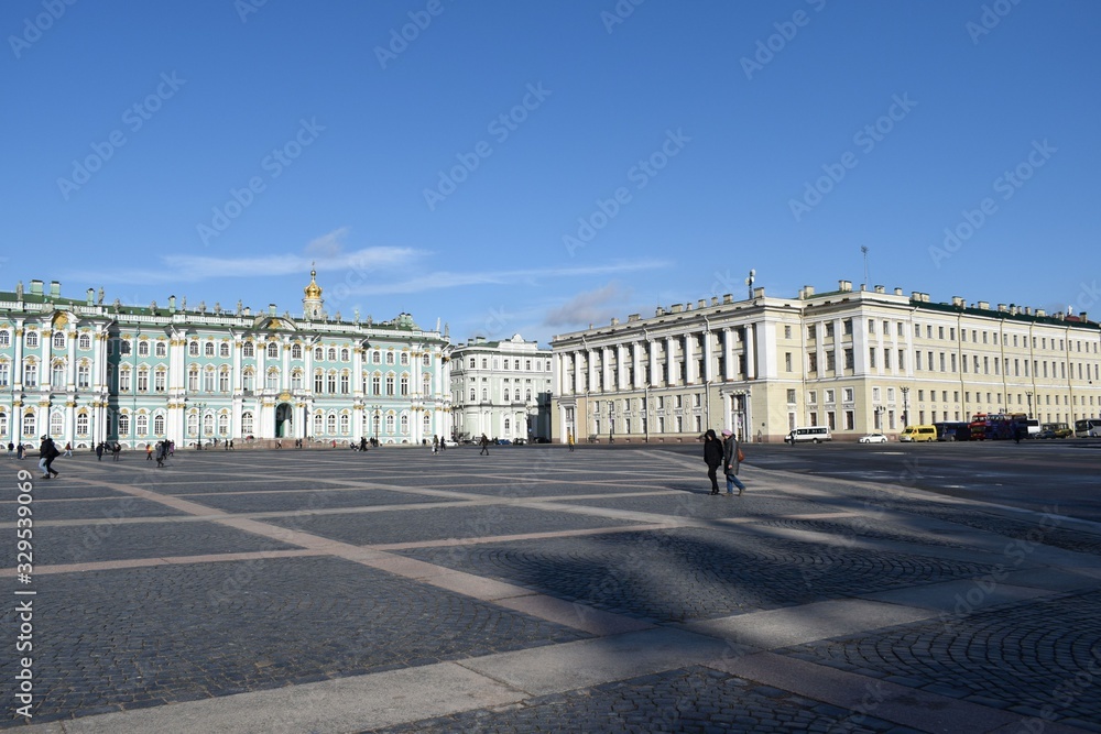 historical place square in Saint Petersburg