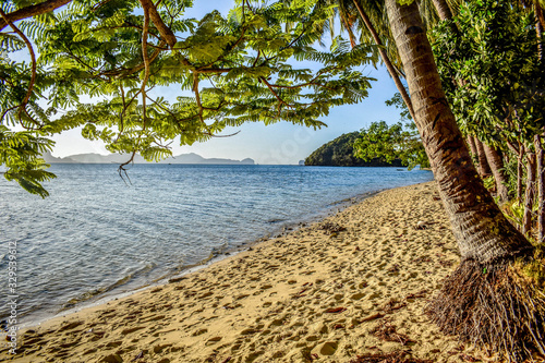 Sandy beach in Philippines