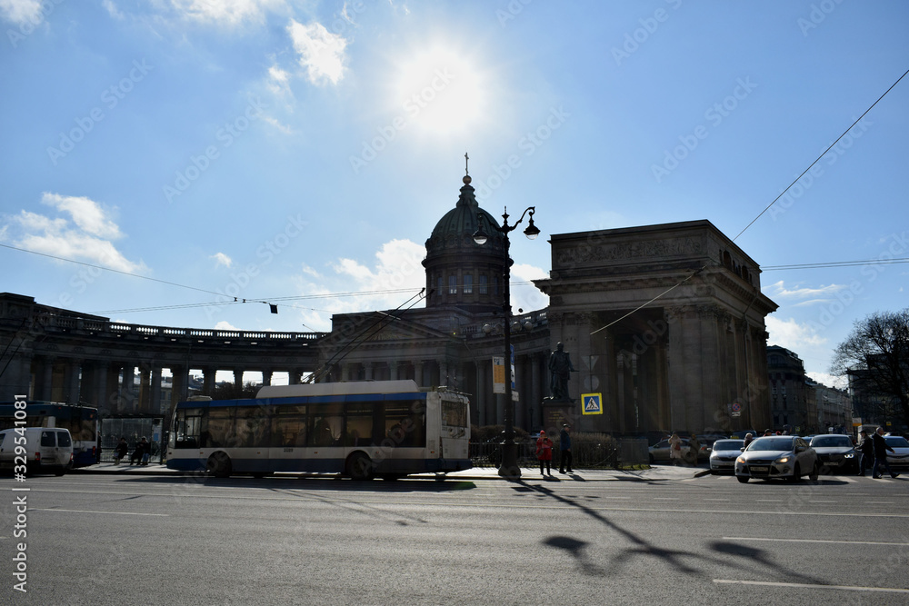 Fototapeta premium facade of old building