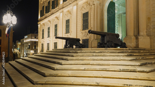 Famous Castille in Valletta - the home of the Maltese Prime Minister - travel photography